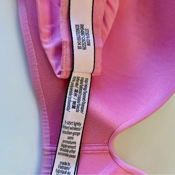 VICTORIA’S SECRET Logo Pink Bra - Picture 5 of 6